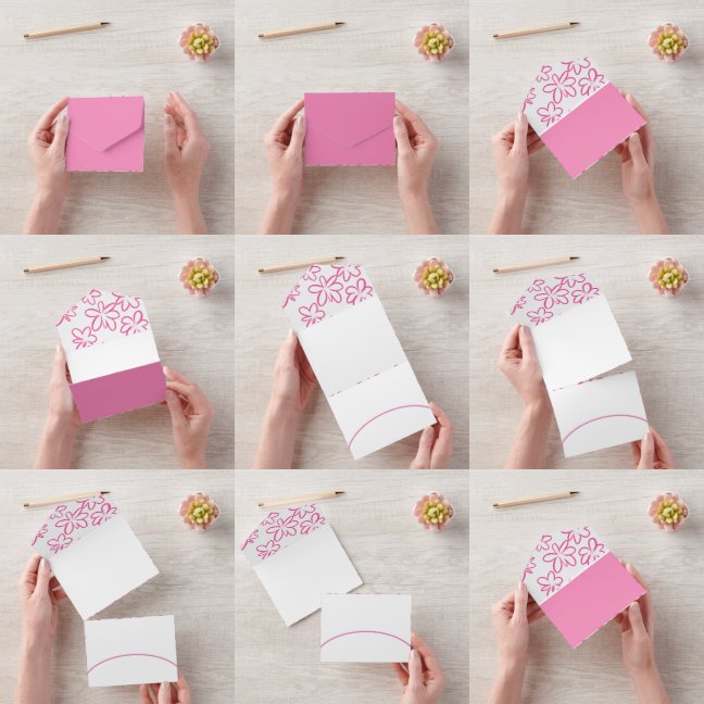 Blumenmuster-Autoremagnet