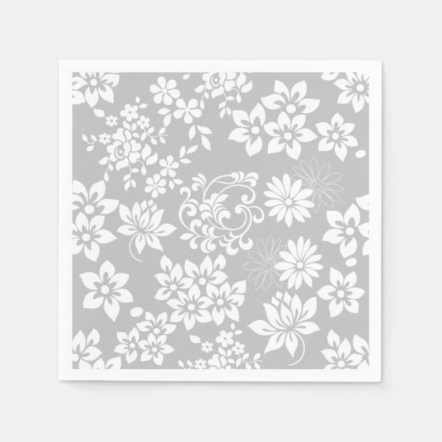 Blumenmuster.b Serviette (Vorderseite)