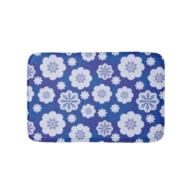 Blumenmuster Badematte (Vorderseite)
