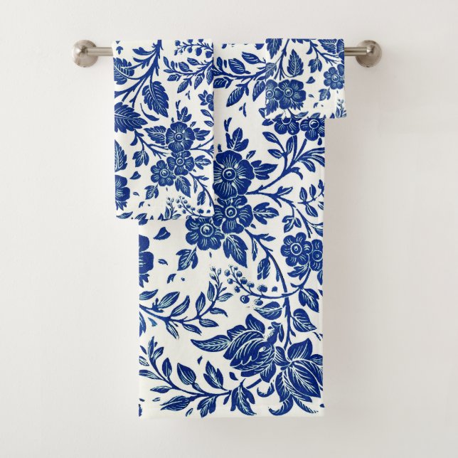 Blumenmuster Badhandtuch Set (Insitu)