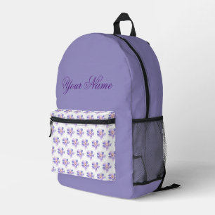 Blumenmuster Bedruckter Rucksack
