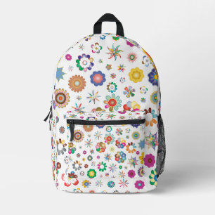 Blumenmuster Bedruckter Rucksack
