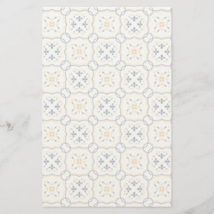 Blumenmuster Briefpapier