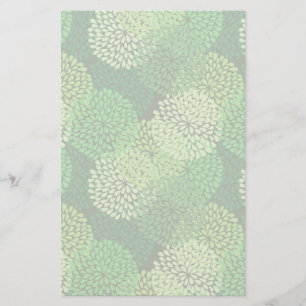 Blumenmuster Briefpapier