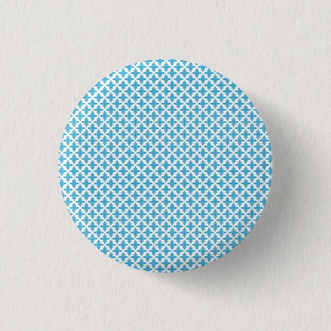 Blumenmuster Button (Vorderseite)