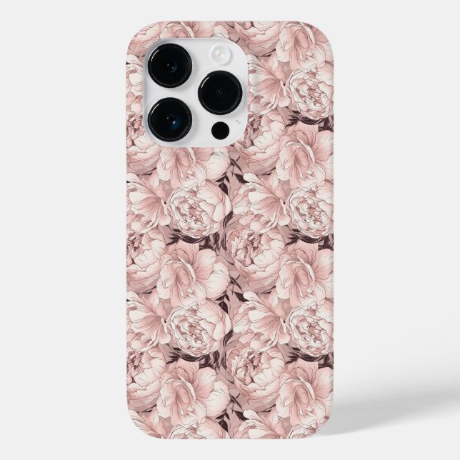 Blumenmuster Case-Mate iPhone Hülle (Rückseite)