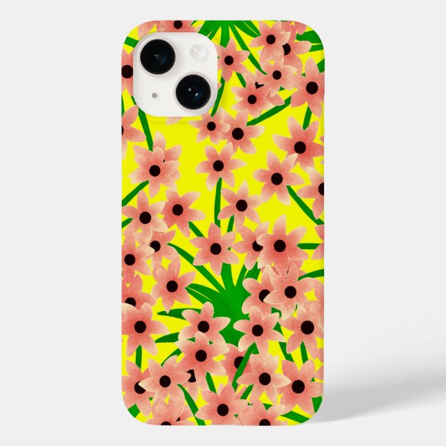 Blumenmuster Case-Mate iPhone Hülle (Rückseite)