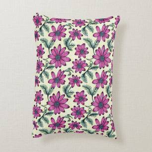 Blumenmuster Dekokissen