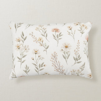 Blumenmuster Dekokissen
