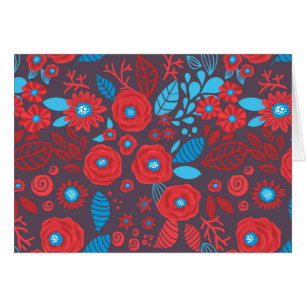 Blumenmuster der Doodle