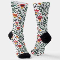 Blumenmuster der Folklorekunst