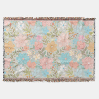 Blumenmuster der Pastelfeder 01 Decke