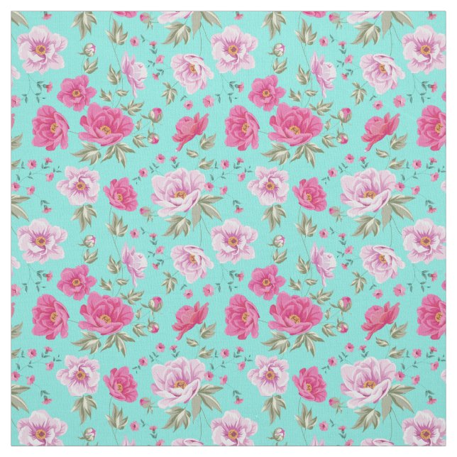 Blumenmuster der Vintagen Rose des Chic hellen Stoff (Muster)