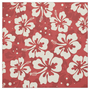 Blumenmuster des tropischen hawaiianischen Hibisku Stoff