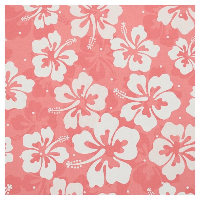 Blumenmuster des tropischen hawaiianischen Hibisku Stoff (Muster)