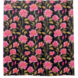 Blumenmuster-Design 24 - Duschvorhang