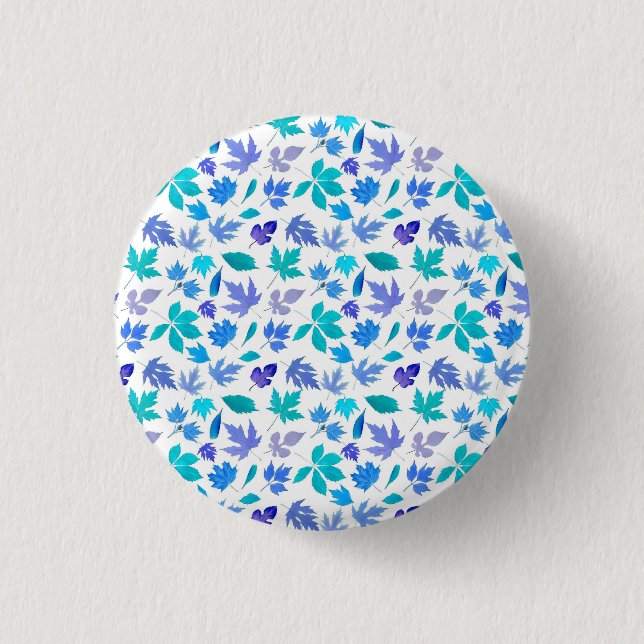 Blumenmuster Design-36566 Button (Vorderseite)