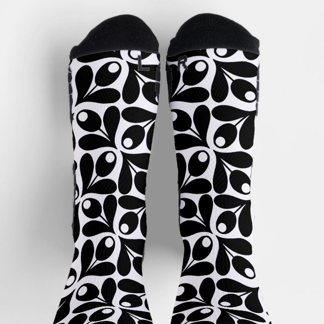 Blumenmuster-Design Socken (Oben)