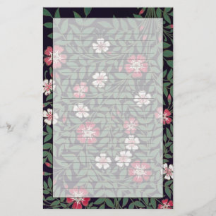Blumenmuster durch J. Owen, 1863 Briefpapier