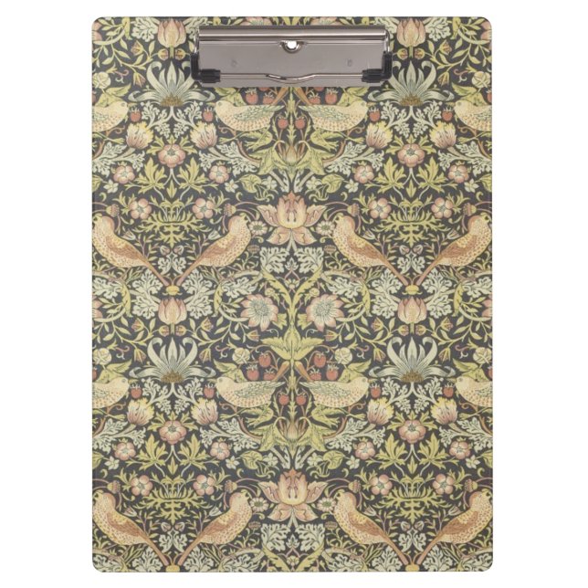 Blumenmuster durch William Morris - Klemmbrett (Vorderseite)