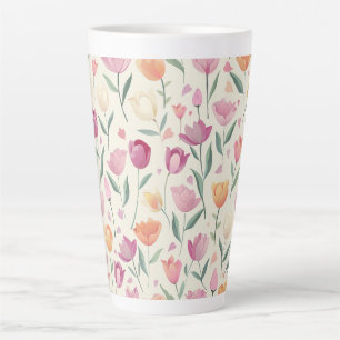 Blumenmuster Entzücken Milchtasse