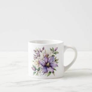 Blumenmuster espressotasse
