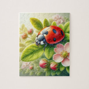 Blumenmuster/Federladybugs Puzzle