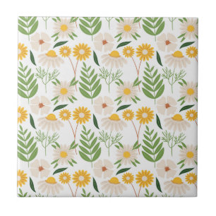 Blumenmuster Fliese