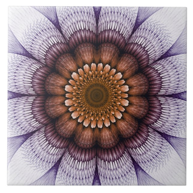 Blumenmuster Fliese (Vorderseite)