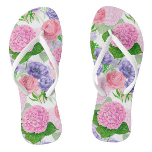 Blumenmuster Flip Flops