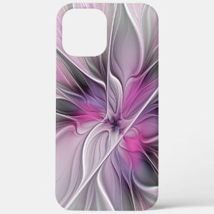 Blumenmuster Fraktal Moderne Abstrakte Blume Rosa  Case-Mate iPhone Hülle