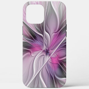 Blumenmuster Fraktal Moderne Abstrakte Blume Rosa  Case-Mate iPhone Hülle