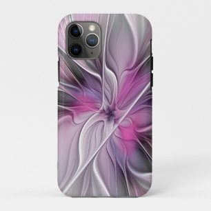 Blumenmuster Fraktal Moderne Abstrakte Blume Rosa Case-Mate iPhone Hülle