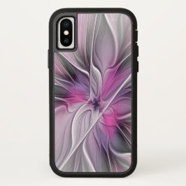 Blumenmuster Fraktal Moderne Abstrakte Blume Rosa  Case-Mate iPhone Hülle