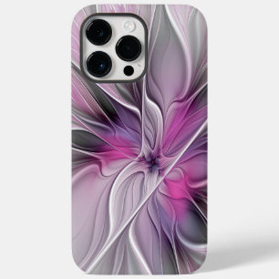 Blumenmuster Fraktal Moderne Abstrakte Blume Rosa Case-Mate iPhone 14 Pro Max Hülle