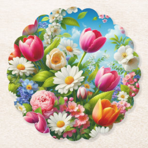 Blumenmuster/Frühlingsbilder Untersetzer