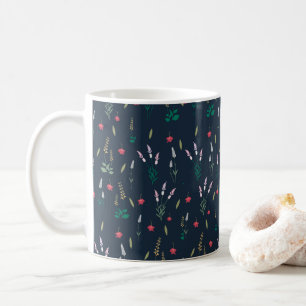 Blumenmuster Frühlingsflorales Klassiker Kaffeetasse