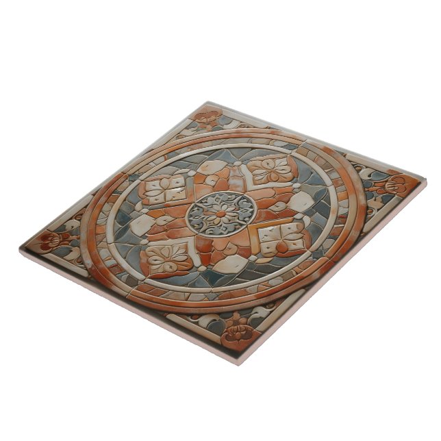 Blumenmuster für Gemusterte Keramiken Fliese (Seite)