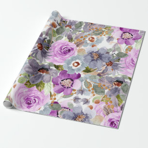 Blumenmuster Geschenkpapier