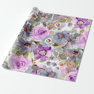 Blumenmuster Geschenkpapier