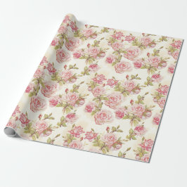 Blumenmuster Geschenkpapier