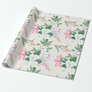 Blumenmuster Geschenkpapier