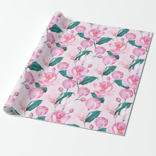 Blumenmuster Geschenkpapier