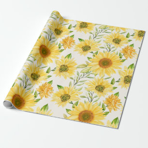 Blumenmuster Geschenkpapier