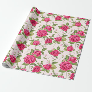 Blumenmuster Geschenkpapier