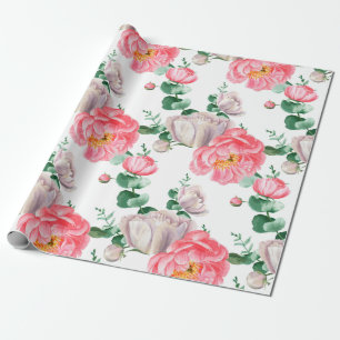 Blumenmuster Geschenkpapier