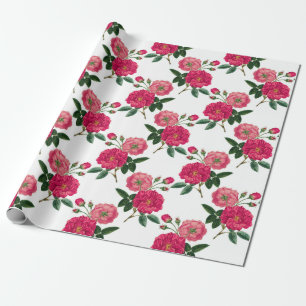 Blumenmuster Geschenkpapier
