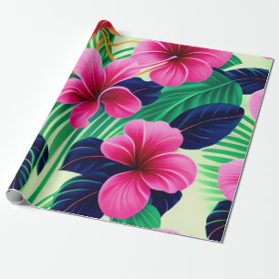 Blumenmuster Geschenkpapier