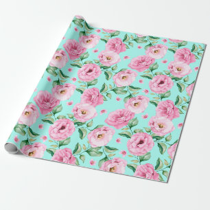 Blumenmuster Geschenkpapier