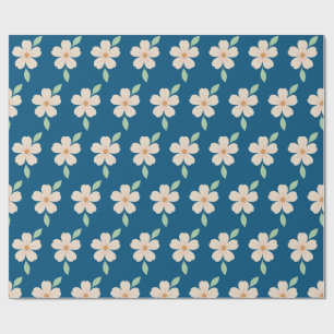 Blumenmuster geschenkpapier